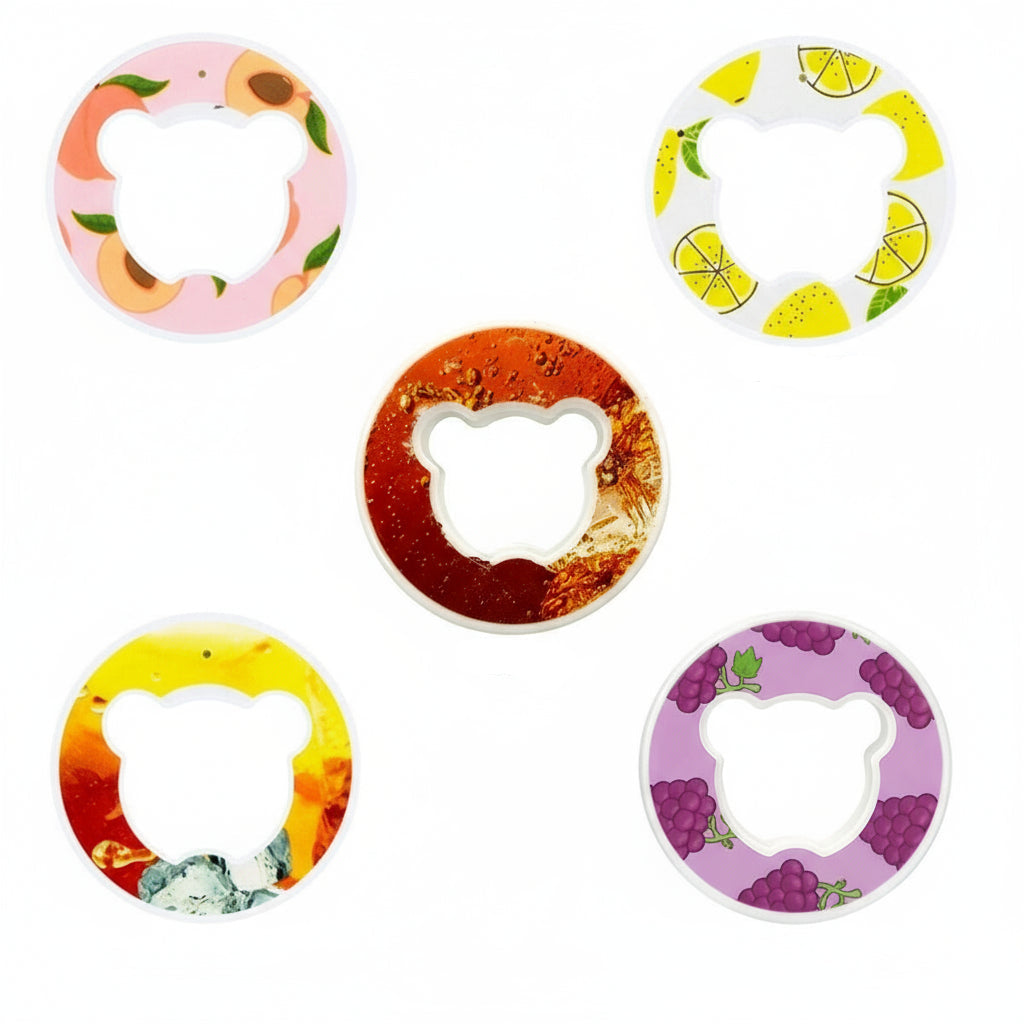 Capsules de Saveur pour Gourde Sensorielle – Lot de 5 ou 7 Arômes Fruités Sans Sucre ni Calorie | Accessoire pour Bouteilles Air Water