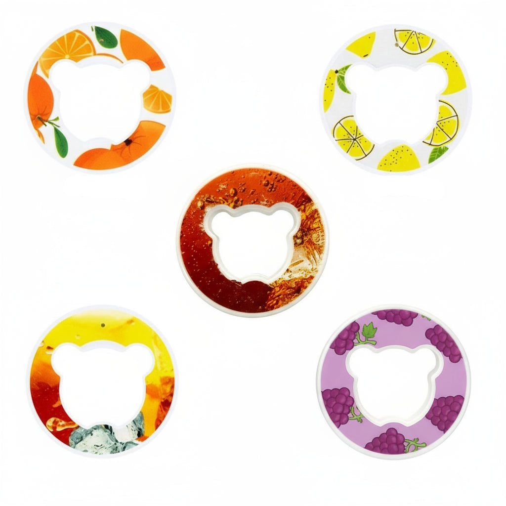 Capsules de Saveur pour Gourde Sensorielle – Lot de 5 ou 7 Arômes Fruités Sans Sucre ni Calorie | Accessoire pour Bouteilles Air Water