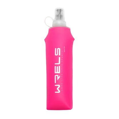 Gourde Pliable en Silicone ROSE 150ml / 250ml / 500ml – Bouteille Souple Réutilisable pour Sport, Running & Voyage