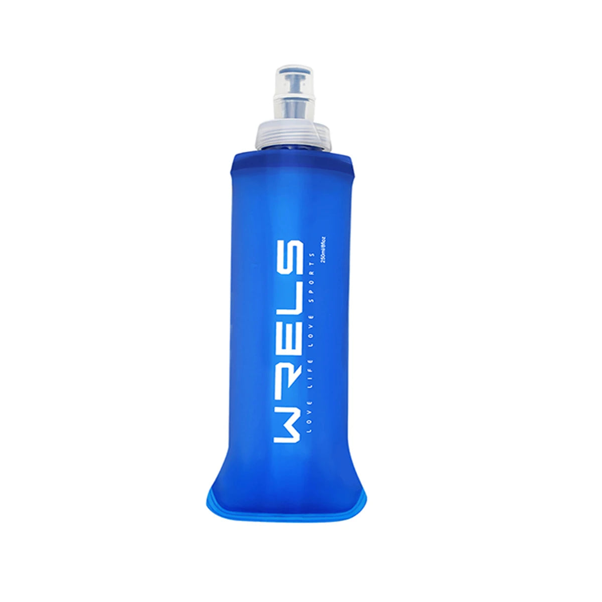 Gourde Pliable en Silicone BLEU FONCÉ 150ml / 250ml / 500ml – Bouteille Souple Réutilisable pour Sport, Running & Voyage