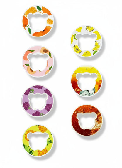 Capsules de Saveur pour Gourde Sensorielle – Lot de 5 ou 7 Arômes Fruités Sans Sucre ni Calorie | Accessoire pour Bouteilles Air Water